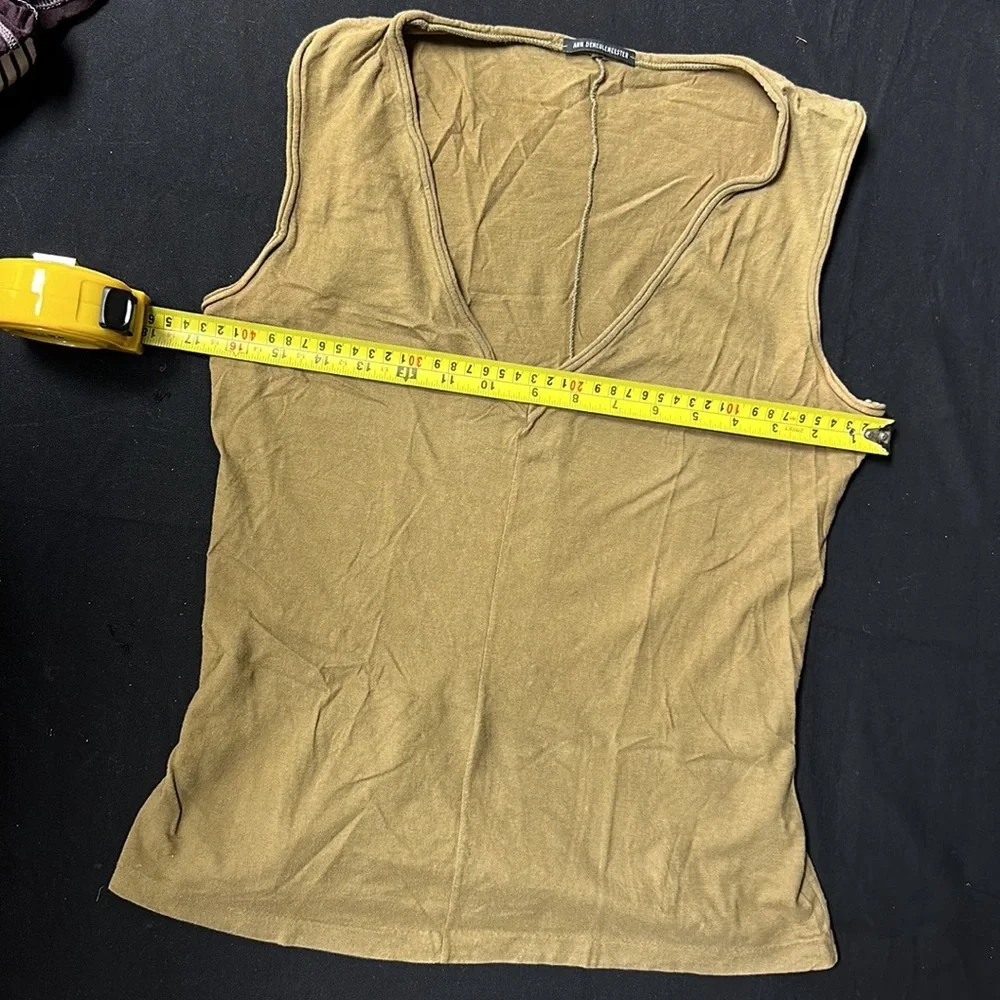 Ann DEMEULEMEESTER sleeveless t shirt deconstructionist Y2K collectible … - Picture 2 of 5